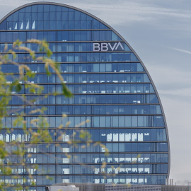 Vista de la Ciudad del BBVA, la sede corporativa del banco en la zona norte de Madrid. EP./Eduardo Parra