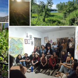 Sudakasa, una escuela de escritura migrante y anticolonial en una casa rural de Guadalajara.