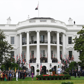 El edificio residencial del presidente de EEUU, Joe Biden, la Casa Blanca, en Washington, a 21 de junio de 2023.