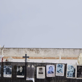 Visita a la fosa común de Picoreja en el Cementerio de Sevilla, a 20 de mayo de 2022 en Sevilla.