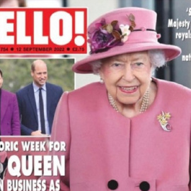 La revista 'Hello!' que ha llegado por error a los kioskos hablando de "semana histórica" para la reina Isabel II