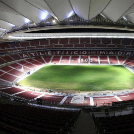 Imagen facilitada por el Atlético de Madrid del interior del estadio Wanda Metropolitano. | EFE