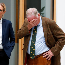 Alice Weidel y Alexander Gauland, líderes del partido ultraderechista AfD el pasado 21 de agosto de 2017 en Berlín. | REUTERS