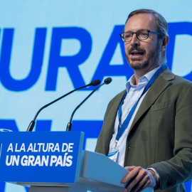 El senador Javier Maroto durante la primera jornada de la XVV Interparlamentaria del PP, celebrada en Toledo.- Ismael Herrero / EFE