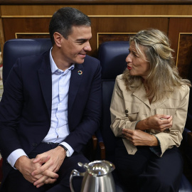 Dominio Público - La primavera trompetera de Pedro Sánchez y Yolanda Díaz