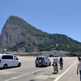 El peñón de Gibraltar, en una imagen de archivo tomada el 5 de mayo de 2022