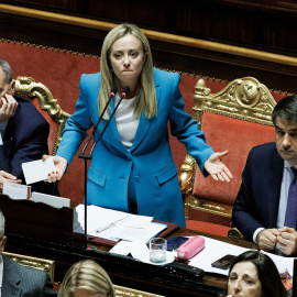 La primera ministra italiana, Giorgia Meloni.