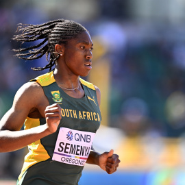 11/07/2023 Caster Semenya durante una competición en 2022