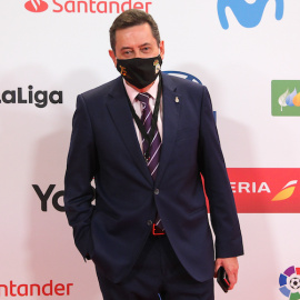 El periodista deportivo Tomás Roncero durante una gala el pasado 14 de diciembre de 2021.- EP