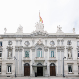 Fachada del Tribunal Supremo, a 22 de mayo de 2023, en Madrid.