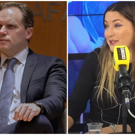 El economista Daniel Lacalle y la guionista Marina Lobo.