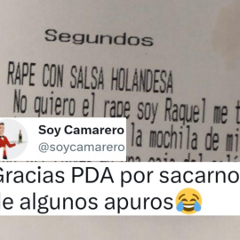 El tuit viral de @soycamarero en Twitter.