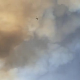 Un incendio declarado en Gran Canaria amenaza la localidad de Cuevas Blancas