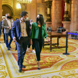 26/07/2023 Inés Arrimadas junto a Nacho Martín Blanco cuando era diputado en el Parlament por Ciudadanos.