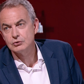 José Luis Rodríguez Zapatero, durante la entrevista en el Canal 24h.- RTVE