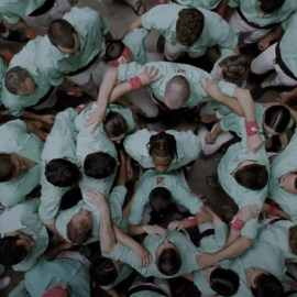 29-7-2023 Captura de pantalla del videoclip de la nova cançó de Travis Scott amb els Castellers de Vilafranca