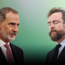 Ilustración del rey Felipe VI e Iván Espinosa de los Monteros. – Europa Press/Tremending