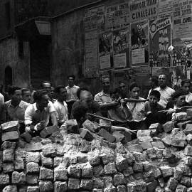 19/07/1936 - Barricada a Barcelona el 19 de juliol de 1936.