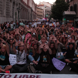 Manifestación por el aborto libre