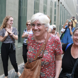 25-7-2023 Clara Ponsatí sortint de l'Audiència de Barcelona