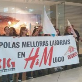 Las dependientas de H&M en Galicia recogen el testigo de la huelga de sus compañeras de Inditex