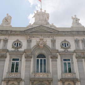 01/08/2023 Fachada de la sede del Tribunal Supremo en Madrid