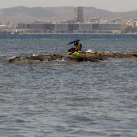 Imagen de una playa del Mediterráneo, a 31 de julio de 2023.