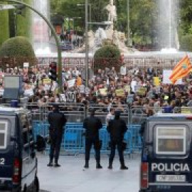 El ex coordinador de los antidisturbios de Madrid se enfrenta a dos años y medio de cárcel por mentir contra una manifestante