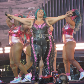 24/06/2023 - Lizzo se presenta en el Pyramid Stage en el Glastonbury Festival de Somerset (Reino Unido), a 24 de junio de 2023.