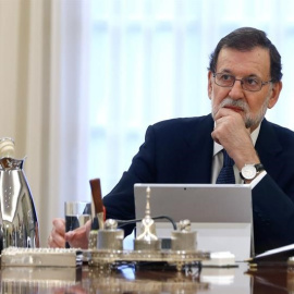 Mariano Rajoy a la reunió del Consell de Ministres d'aquest dimecres / EFE