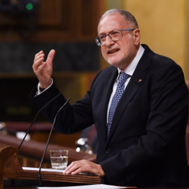 Foto de archivo. Juan Luis Steegmann Olmedillas en una sesión plenaria la pasada legislatura como diputado por Vox