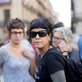 Anna Gabriel en el acto por la República en Barcelona. | EFE