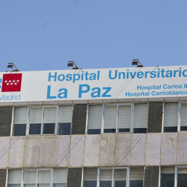 Fachada del Hospital Universitario La Paz, a 24 de julio de 2022, en Madrid (España).