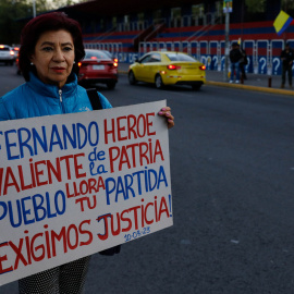 Foto tomada en Quito tras el asesinato de Fernando Villavicencio