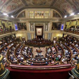 Fotografía de archivo del hemiciclo del Congreso de los Diputados.