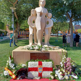 14/8/23 Monumento a las víctimas del terrorismo en Tudela (Nafarroa).