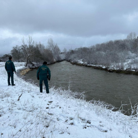 Imagen de archivo del  río Pedroso, en Pinilla de los Moros (Burgos), el 3 de marzo de 2024