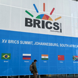 El centro de convenciones Sandton, en Johannesburgo, donde será la cumbre entre los países BRIC