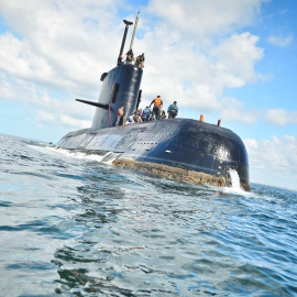 Fotografía sin fecha cedida por la Armada Argentina que muestra el submarino de la Armada desaparecido.EFE/Armada Argentina