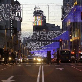 Gran Vía, cortada durante la pasada Navidad / EFE