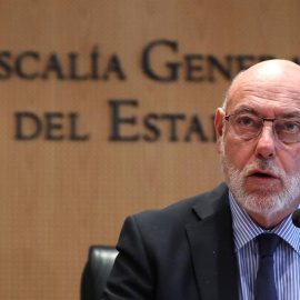 El fiscal general de l'Estat, José Manuel Maza, comunica la presentació de querelles / EFE