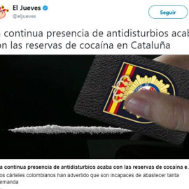 Un juzgado de Barcelona investiga a El Jueves por su publicación sobre la Policía Nacional.