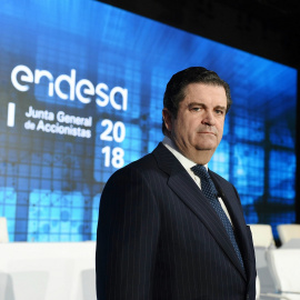 El presidente de la compañía de electricidad Endesa, Borja Prado, durante la Junta de accionistas de Endesa, celebrada en Madrid. EFE/ Fernando Villar