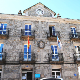 Edificio del Ayuntamiento de la localidad lucense de Guitiriz.