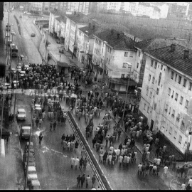 11/3/24 Una de las pocas imágenes que se conservan de los momentos previos a la masacre del 10 de marzo de 1972 en Ferrol.