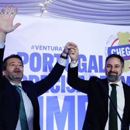 André Ventura y Santiago Abascal