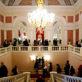 El interior del Teatro Bolshoi en Moscú. REUTERS