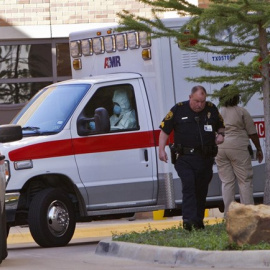 Policía y ambulancia en Texas. REUTERS