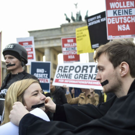 Acto en Alemania promovido por Reporteros Sin Fronteras. EFE/Archivo