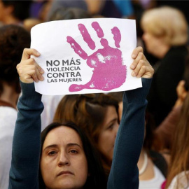 Manifestación contra la violencia machista. David Castro/EFE